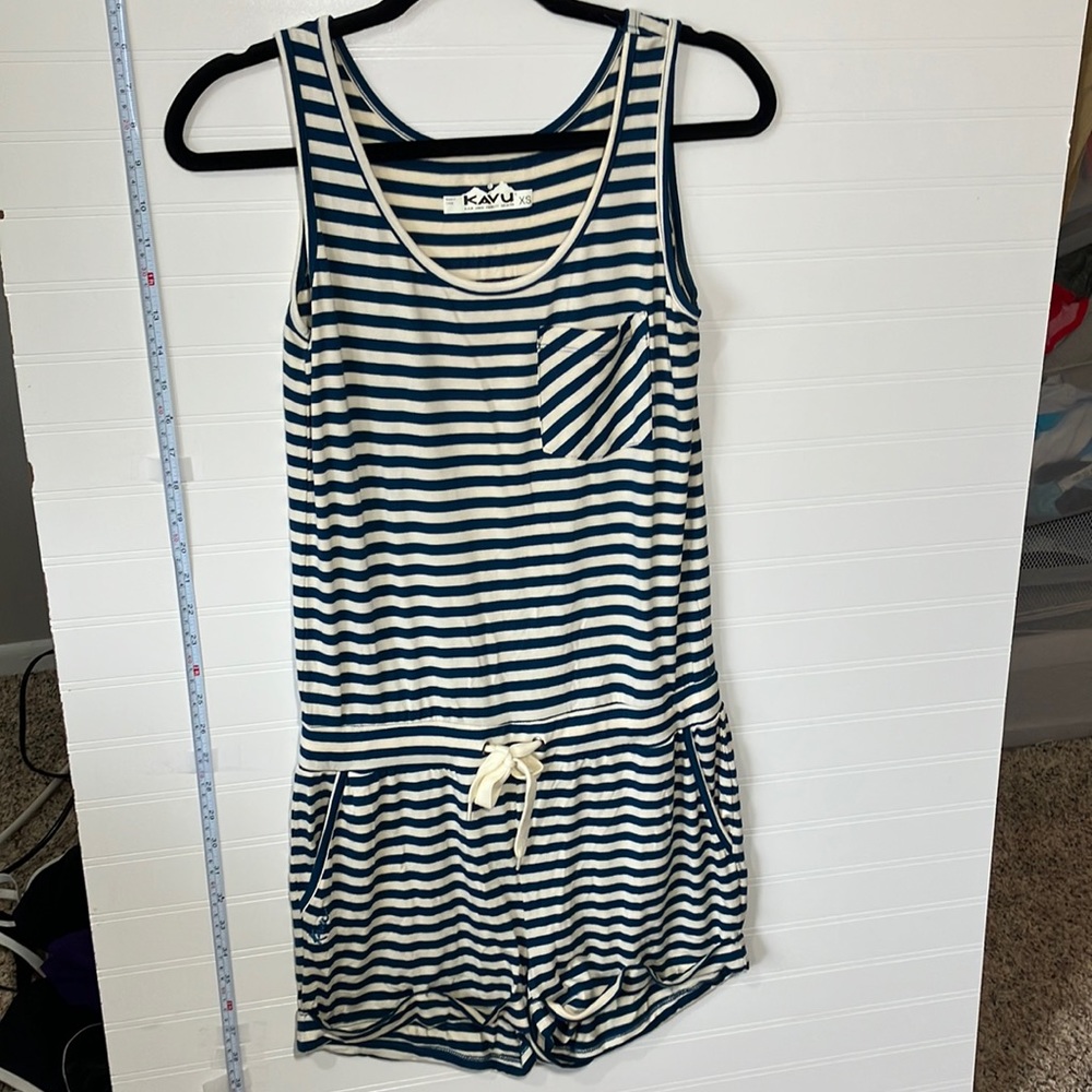 KAVU jumper tie waist super soft sz XS with pockets